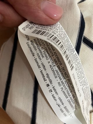 Vestido Zara Rayas Talla 152cm