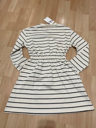 Vestido Zara Rayas Talla 152cm