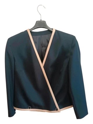 Completo donna vintage gonna blu scuro