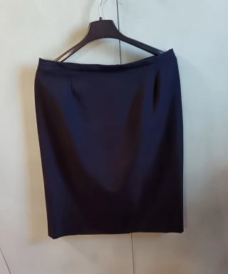 Completo donna vintage gonna blu scuro