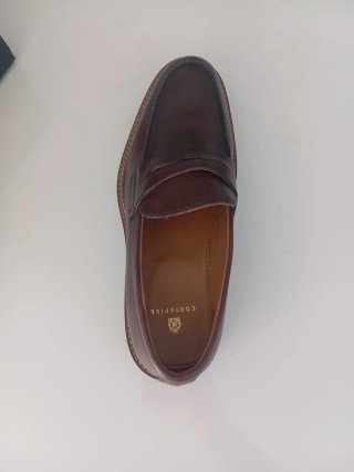 Zapatos de vestir de cuero marrón Cortefiel