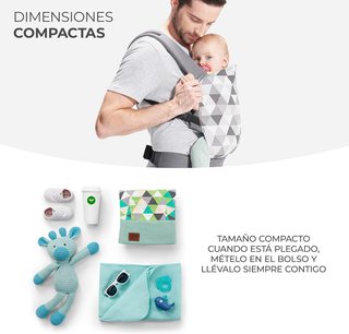 Mochila Portabebés Kinderkraft NINO Confetti