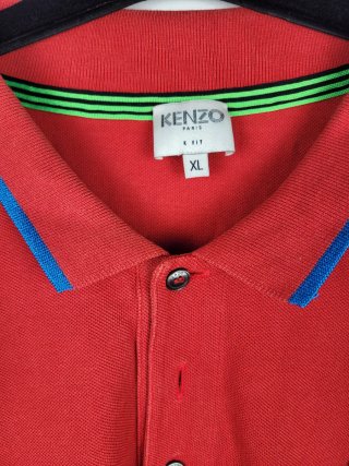Polo Kenzo Rojo Talla XL