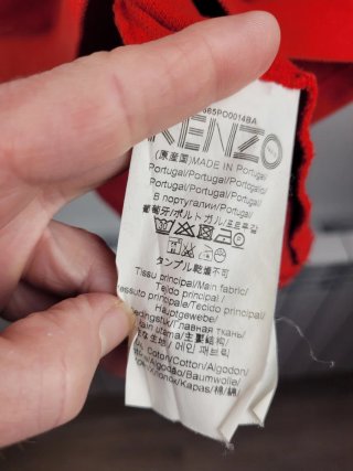 Polo Kenzo Rojo Talla XL