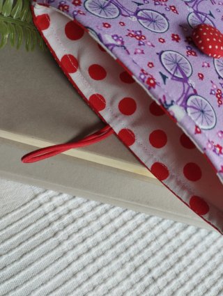 Funda Kindle Diseño Bicicletas Morado