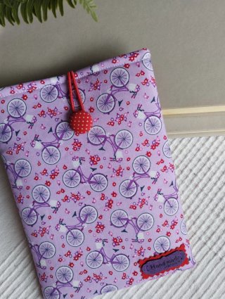 Funda Kindle Diseño Bicicletas Morado