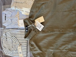 Camisas TONY BAKER verde y amarillo