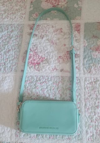 Bolso bandolera Silvian Heach verde agua