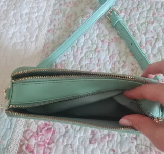 Bolso bandolera Silvian Heach verde agua