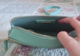 Bolso bandolera Silvian Heach verde agua