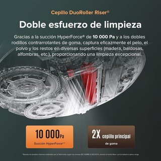 Roborock Qrevo Master Robot Aspirador, Autovaciado BLANCO,REACONDICIONADO, señales de uso