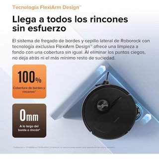 Roborock Qrevo Master Robot Aspirador, Autovaciado , REACONDICIONADO, señales de uso, NEGRO