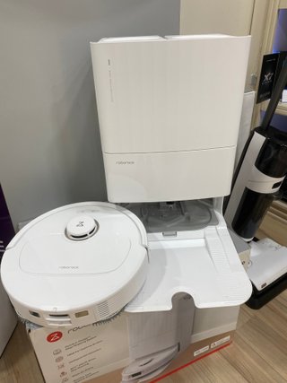 Roborock Qrevo Pro QR1PES Robot Aspirador,Autovaciado blanco, REACONDICIONADO, señales de uso