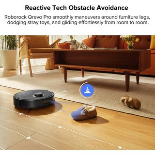 Roborock Qrevo Pro QR1PES Robot Aspirador,Autovaciado blanco, REACONDICIONADO, señales de uso
