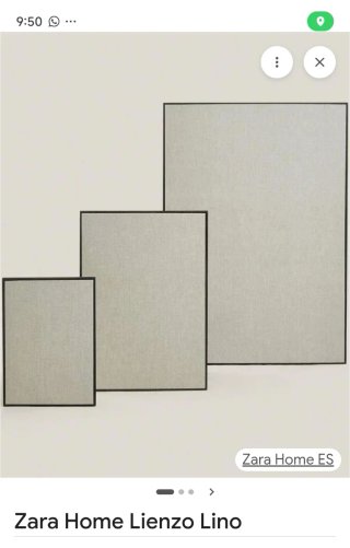 Set 3 Cuadros Decorativos Beige/Negro