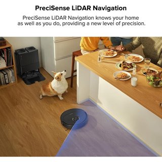 Roborock Qrevo Pro QR1PES Robot Aspirador, Autovaciado negro , REACONDICIONADO, señales de uso