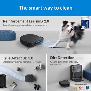 ECOVACS DEEBOT X5 Omni Robot Lavador , Aspirador REACONDICIONADO , señales de uso