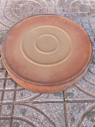 Plato Maceta Barro 42cm