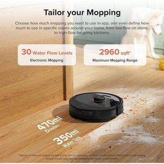 ROBOROCK Q8 MAX PLUS + ROBOT ASPIRADOR APP VACUUM 3D, negro,REACONDICIONADO, señales de uso