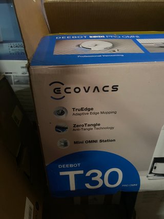 ECOVACS DEEBOT T30 PRO OMNI Robot aspirador omnidireccional REACONDICIONADO, señales de uso