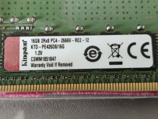 Pack 32GB RAM DDR4 ECC Reg Server (2x16GB)