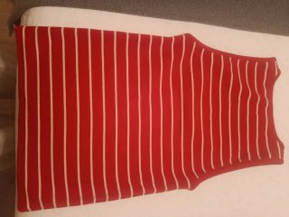 Camiseta Bimba y Lola rayas roja y blanca