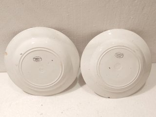 Lote 6 platos antiguos cerámica