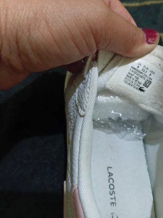Zapatillas Lacoste Mujer Blancas y Rosas