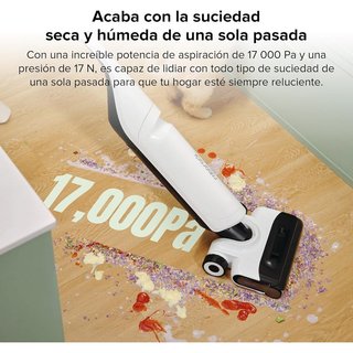 Roborock Flexi Pro Aspiradora en Seco y Húmedo, 17000 Pa, Escoba, REACONDICIONADO, señales de uso