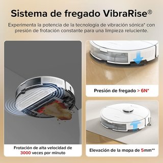 Roborock S8 Robot Aspirador con Cepillo Doble y Succión de 6000 Pa - Blanco REACONDICIONADO, señales de uso