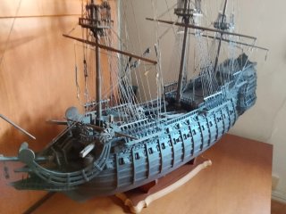 Maqueta, Modelo galeón , referencias perla negra