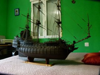 Maqueta, Modelo galeón , referencias perla negra