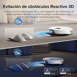 Roborock S8 Robot Aspirador Cepillo Doble Succión ,blanco REACONDICIONADO, señales de uso