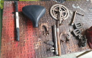 Piezas de bicicleta varias
