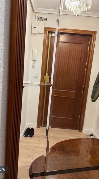 Mueble recibidor con espejo