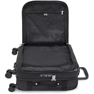 Kipling Spontaneous S Equipaje con Ruedas de Cabina Pequeño, Equipaje de Mano, Black Noir (Negro)