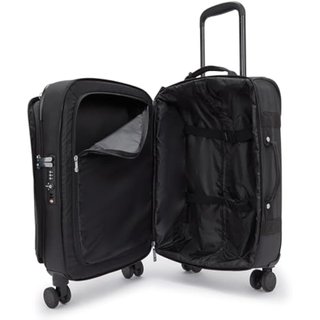 Kipling Spontaneous S Equipaje con Ruedas de Cabina Pequeño, Equipaje de Mano, Black Noir (Negro)
