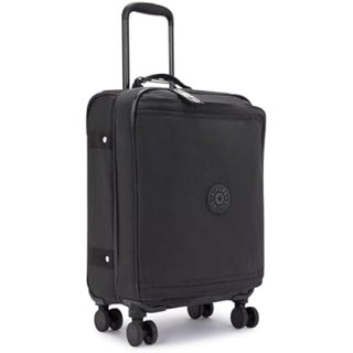Kipling Spontaneous S Equipaje con Ruedas de Cabina Pequeño, Equipaje de Mano, Black Noir (Negro)