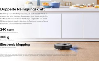Roborock Q7 MAX -REACONDICIONADO señales de uso, Robot de succión y Limpieza Negro