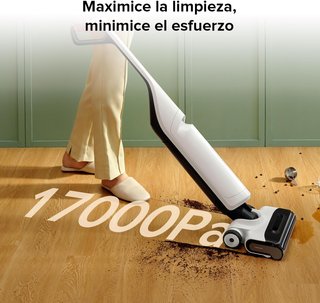 Roborock Flexi WD3D2A ,REACONDICIONADO señales de uso, Aspiradora en Seco y Húmedo, 17000 Pa, Aspiradora Escoba Inteligente sin Cable, FlatReach, autolimpiable & Autosecado