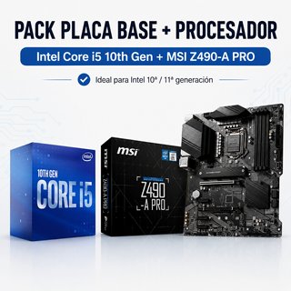 Pack Intel Core i5 + MSI Z490-A PRO