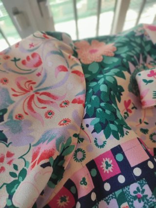 Vestido vintage floral