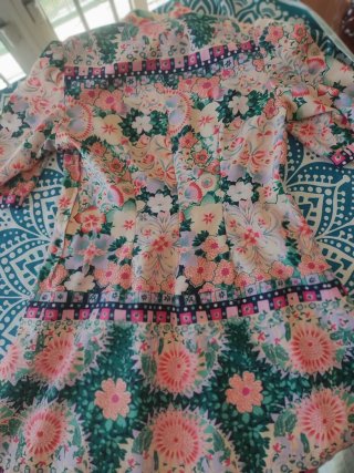 Vestido vintage floral