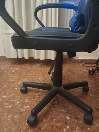 Silla Gaming Stinger Negra y Azul