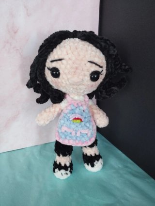 Muñeca profesora crochet