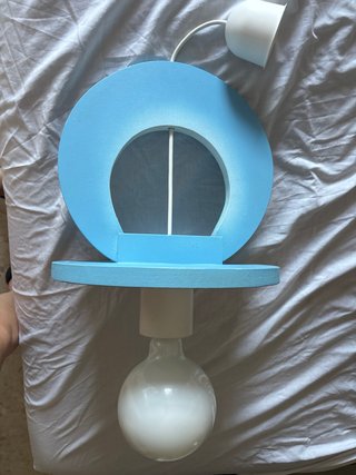 Lámpara infantil azul