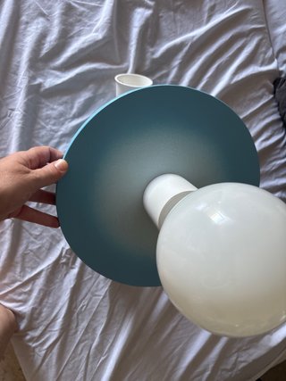 Lámpara infantil azul