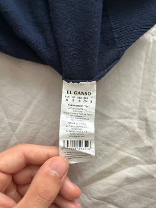 Jersey El Ganso Algodón Cachemira Talla S