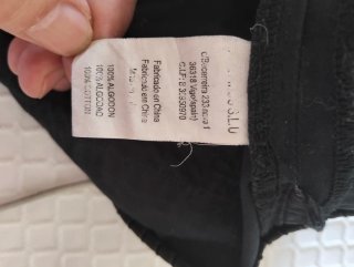 Pantalón Bimba y Lola negro tobillero