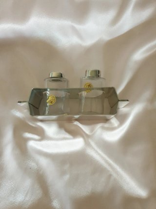 Portasalini in silver plate di Claude Delve